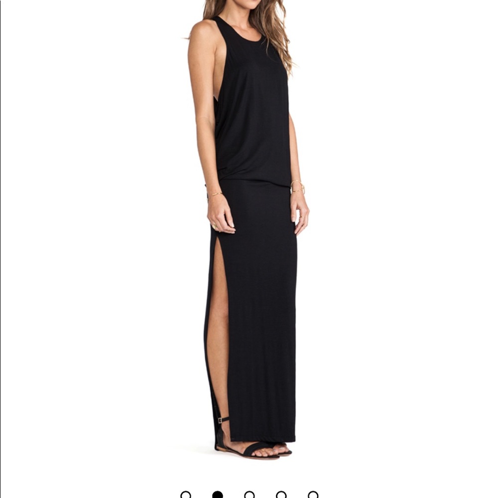 MIKOH Mavericks Dress Small in Army w/ Slit